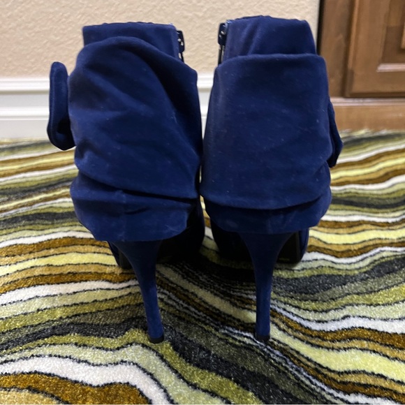 Velvet Platform Booties- NWOT - Picture 5 of 11